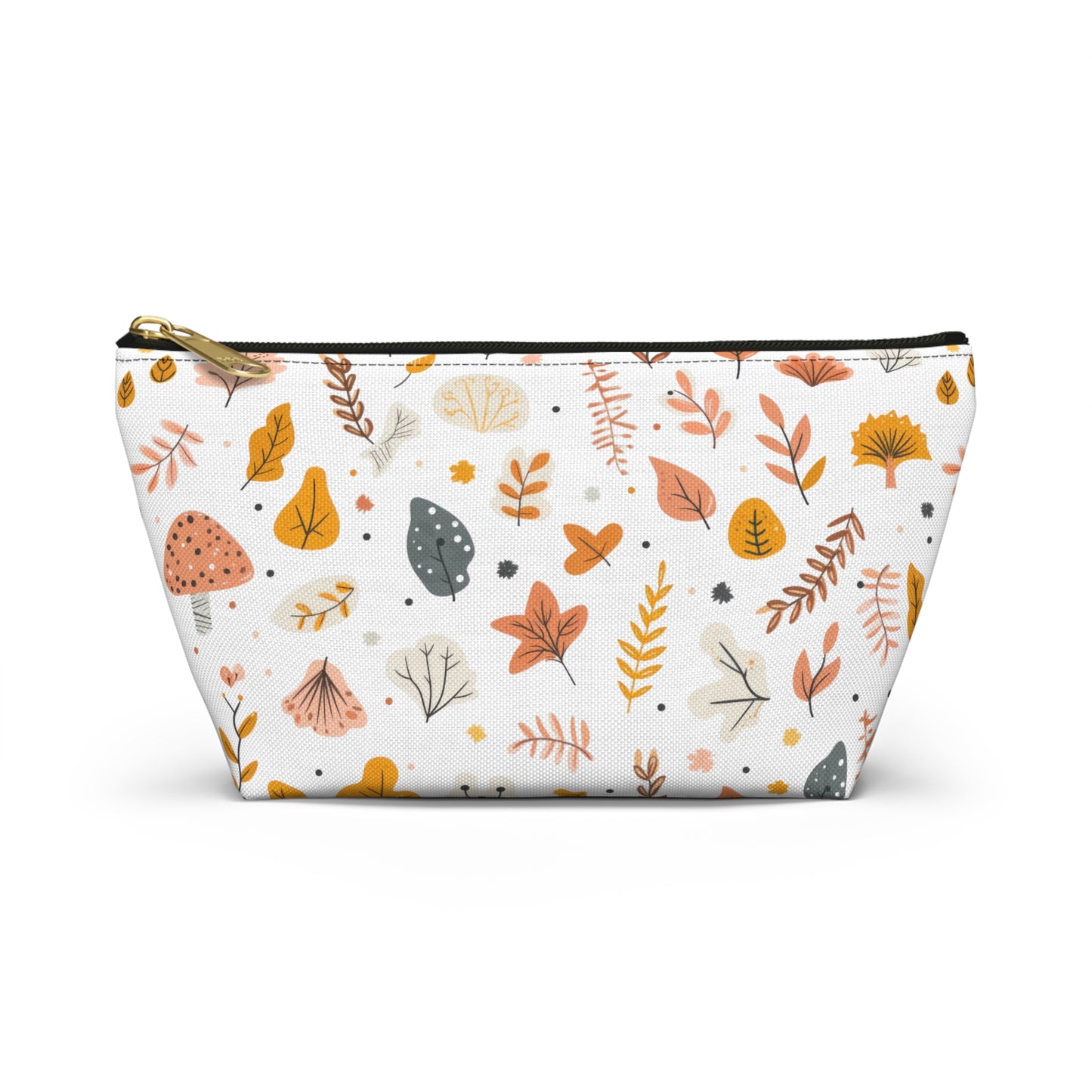 Autumn Leaves Cosmetic Pouch | Zipper Makeup Bag