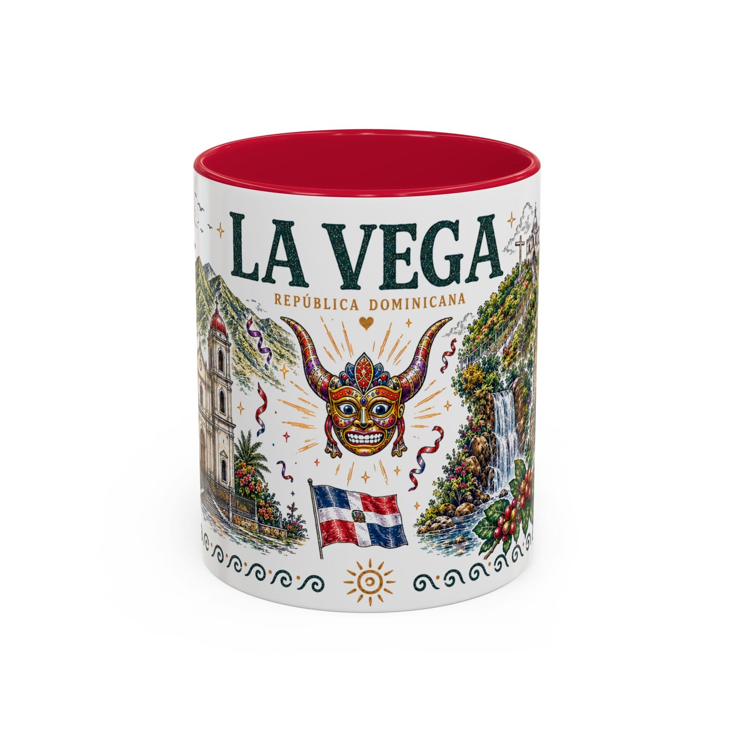 La Vega Dominican Republic Mug | Vintage Dominican Heritage Coffee Cup