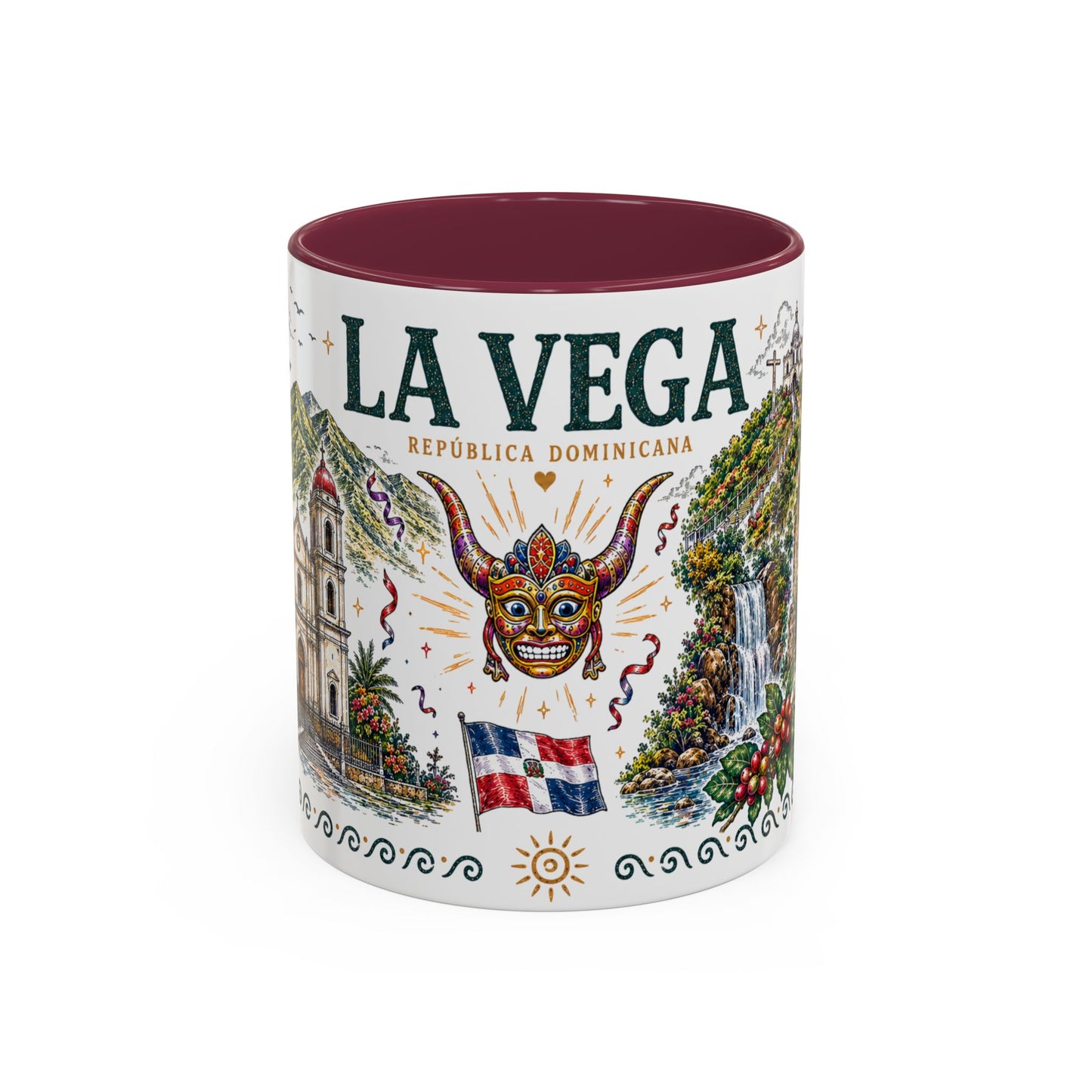 La Vega Dominican Republic Mug | Vintage Dominican Heritage Coffee Cup