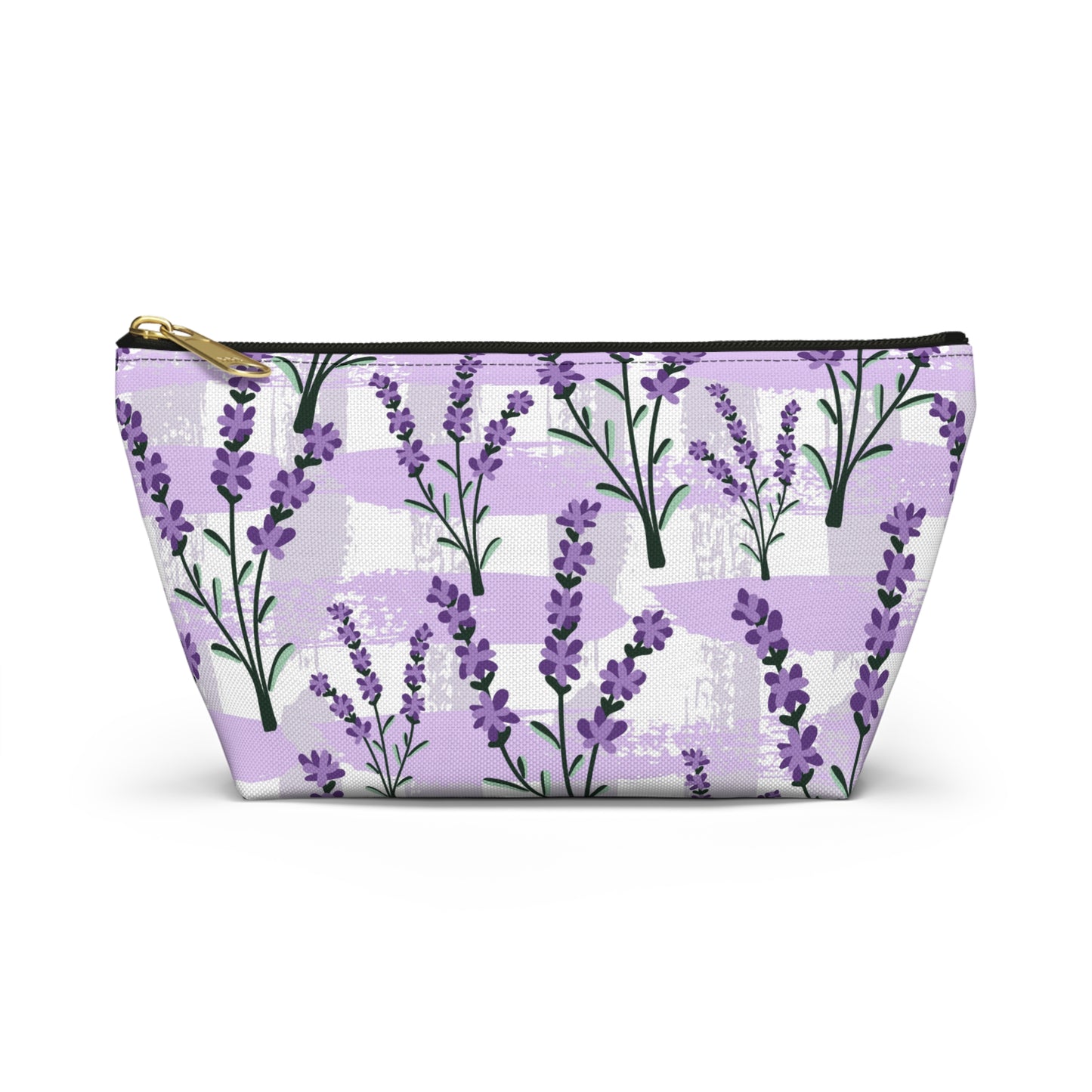 Lavender Cosmetic Pouch |  Zipper Makeup Bag