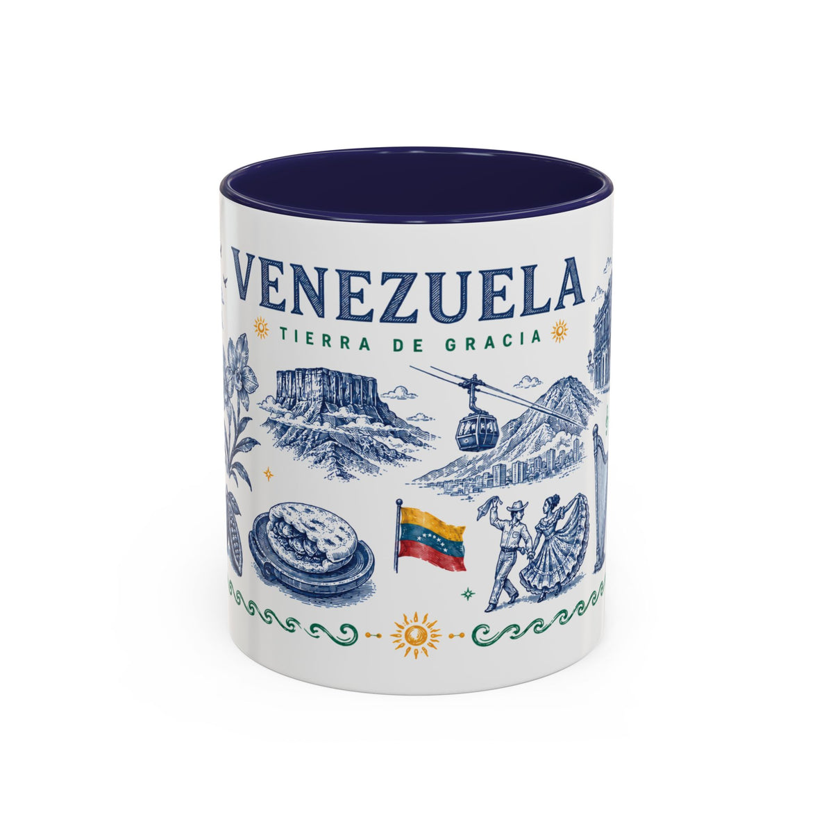 Venezuela Mug – Illustrated Venezuelan Coffee Mug & Heritage Gift