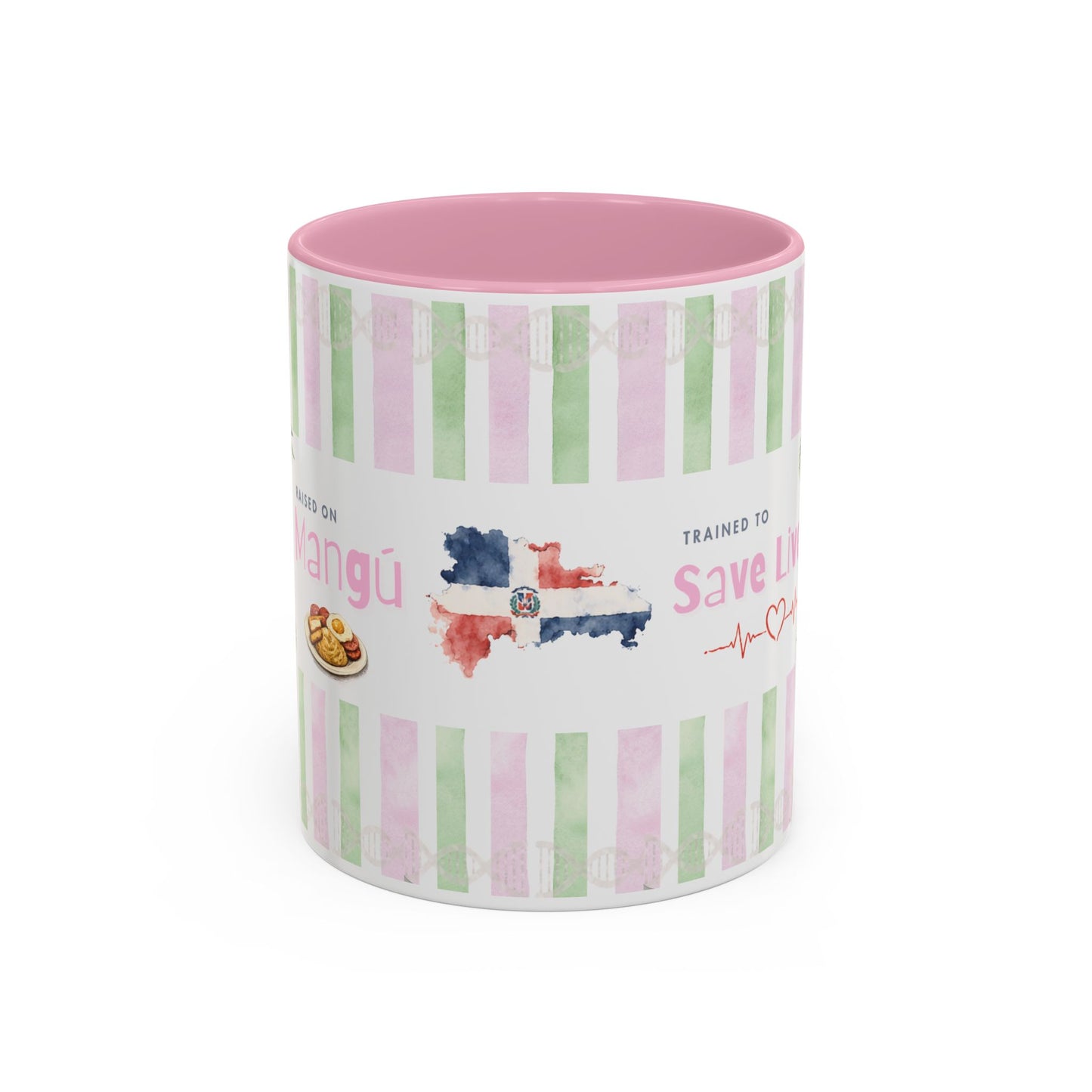 Raised on Mangú, Trained to Save Lives Mug  | Dominican Healthcare Worker Gift | Medical Staff Coffee Mug