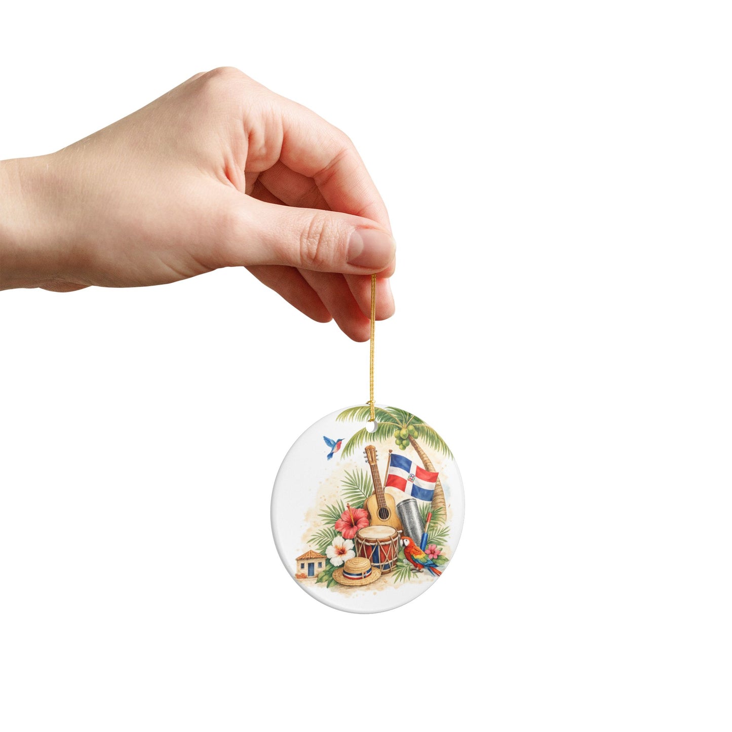 República Dominicana Ceramic Ornament