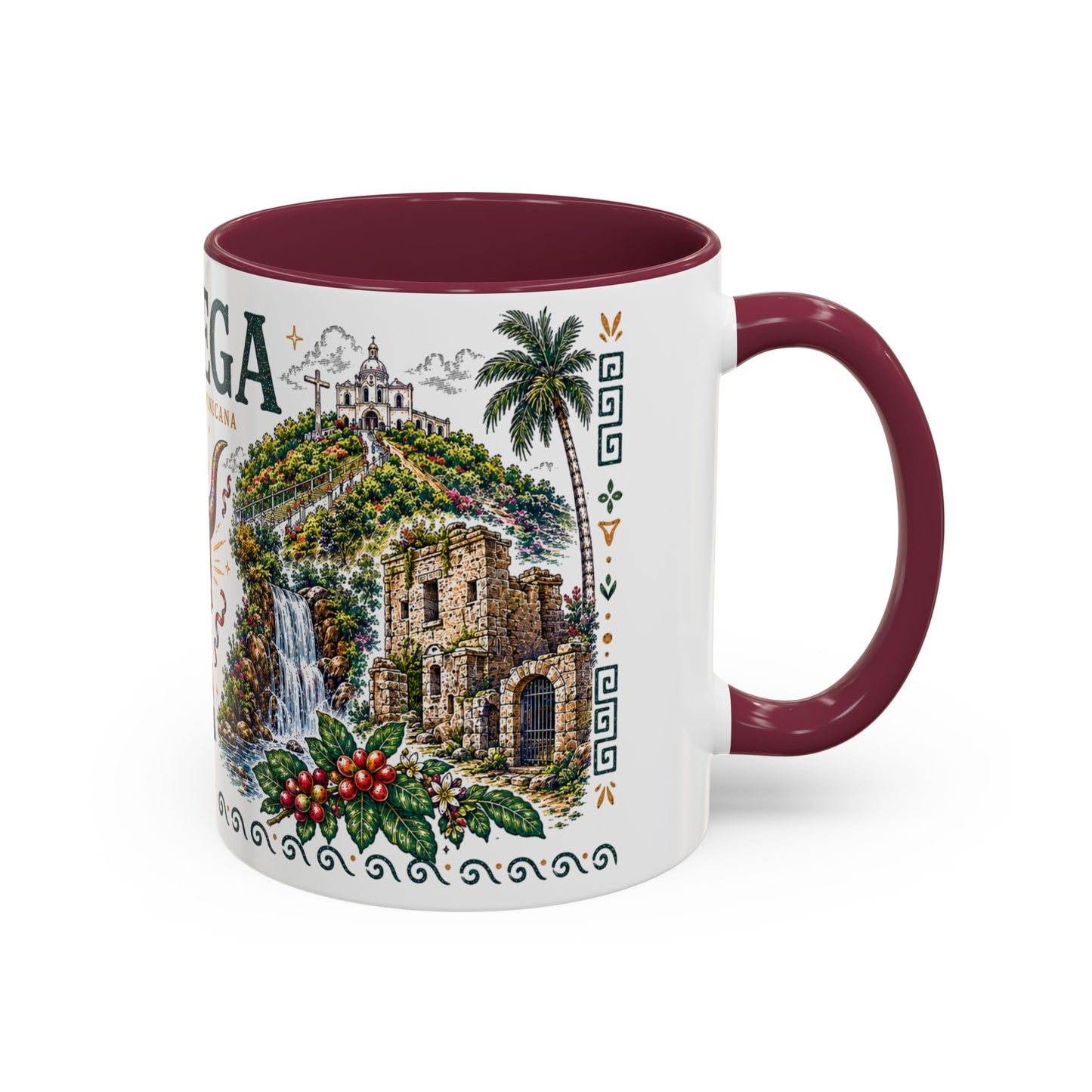 La Vega Dominican Republic Mug | Vintage Dominican Heritage Coffee Cup