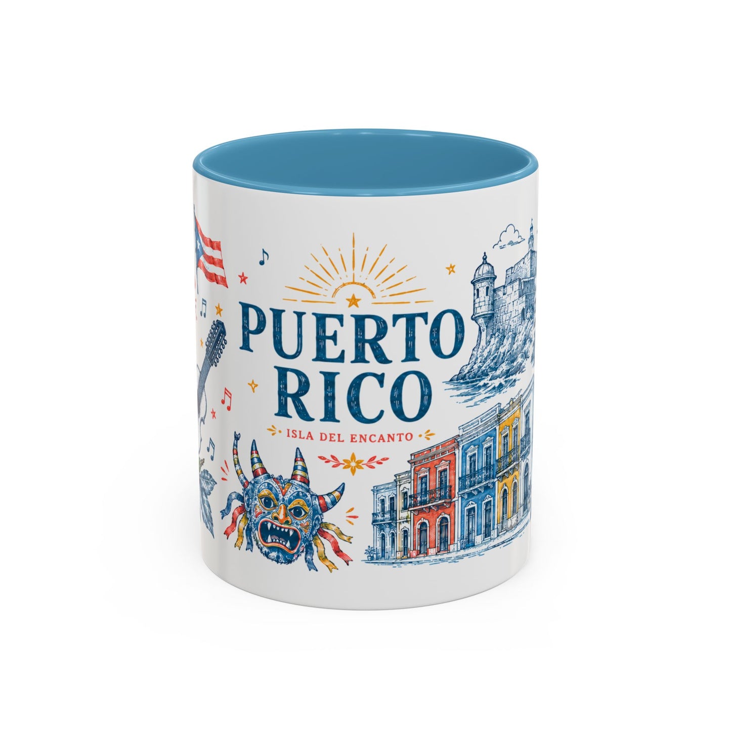 Puerto Rico Ceramic Coffee Mug | Travel Souvenir