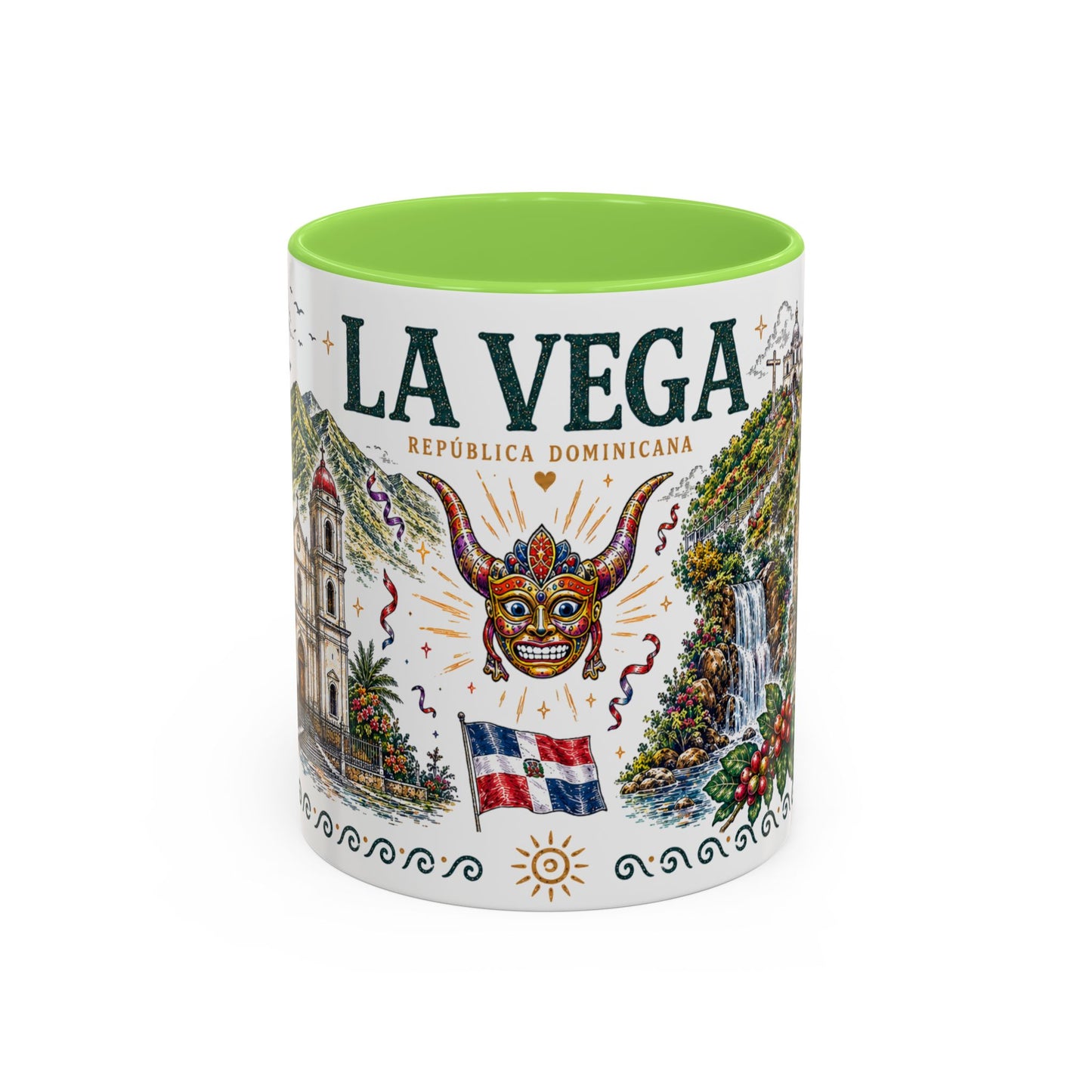 La Vega Dominican Republic Mug | Vintage Dominican Heritage Coffee Cup