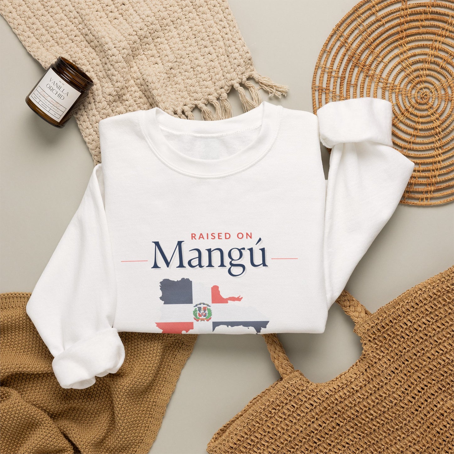 Raised on Mangú, Trained to Save Lives Sweatshirt | Dominican Healthcare Worker Crewneck