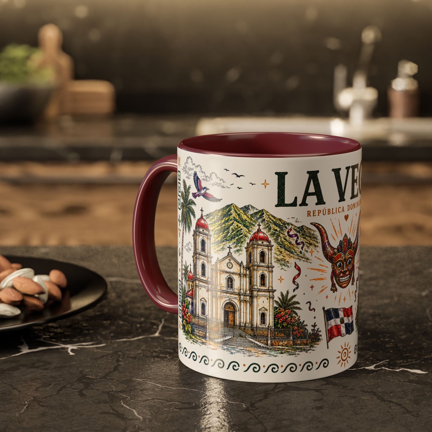La Vega Dominican Republic Mug | Vintage Dominican Heritage Coffee Cup