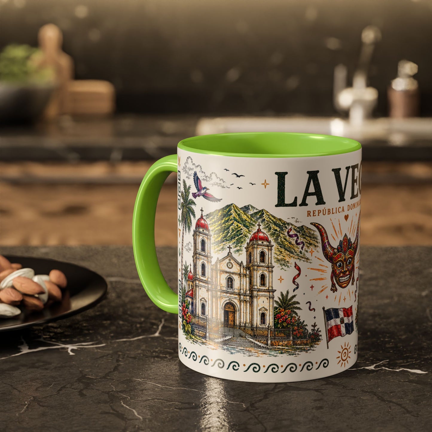 La Vega Dominican Republic Mug | Vintage Dominican Heritage Coffee Cup