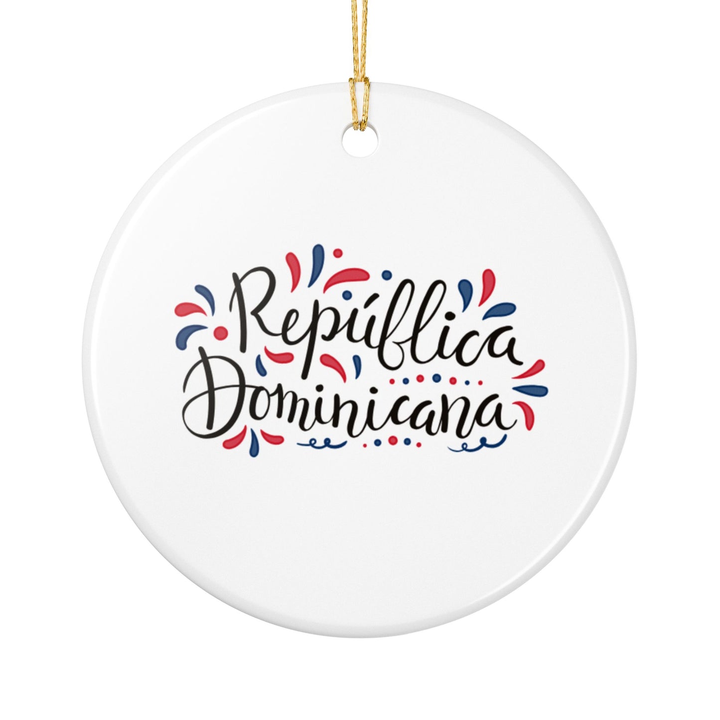 República Dominicana Ceramic Ornament