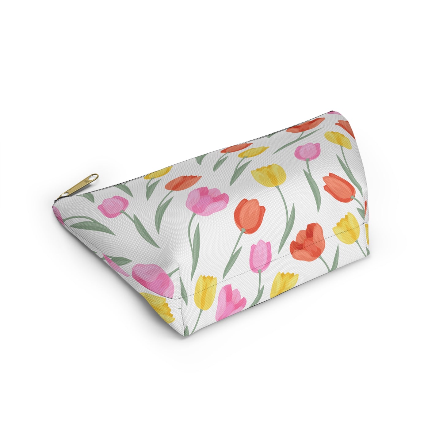 Tulip Cosmetic Pouch |  Zipper Makeup Bag