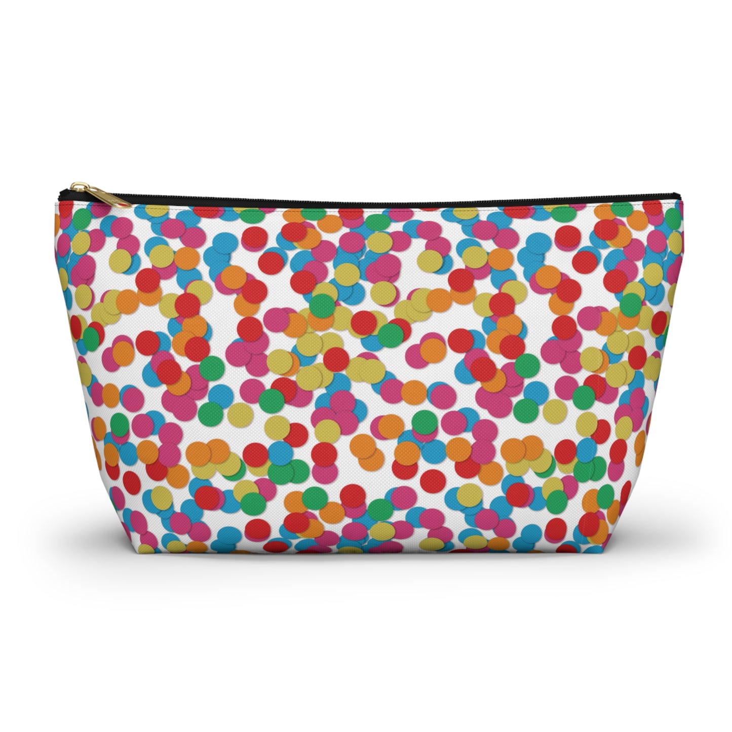 Confetti Dot Cosmetic Pouch | Zipper Makeup Bag