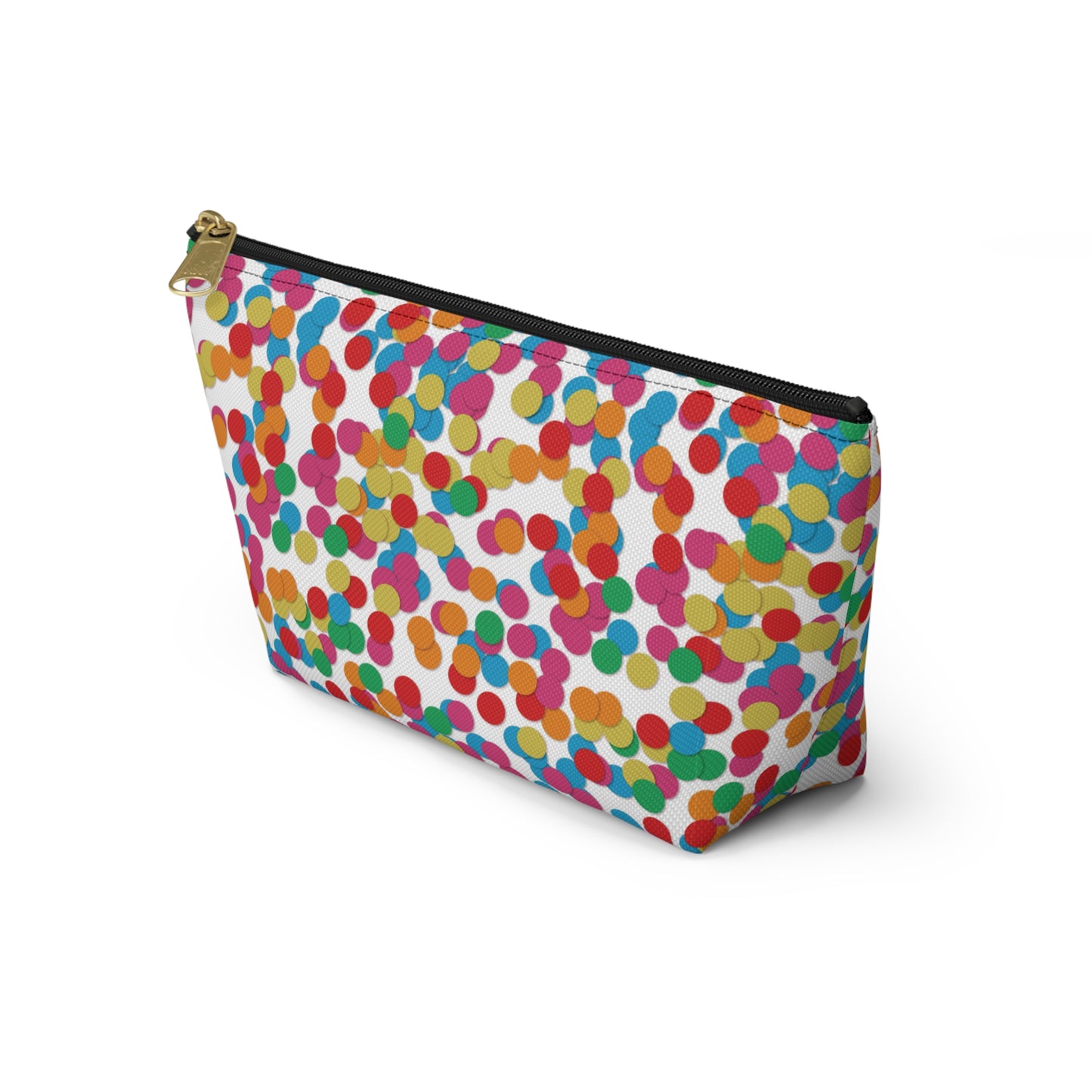 Confetti Dot Cosmetic Pouch | Zipper Makeup Bag