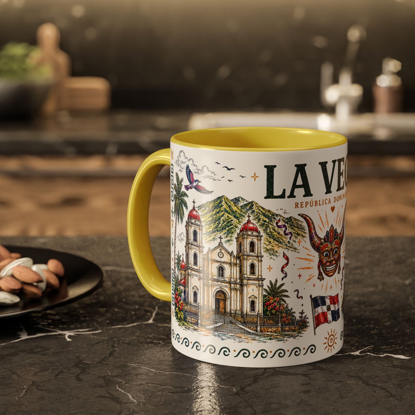 La Vega Dominican Republic Mug | Vintage Dominican Heritage Coffee Cup