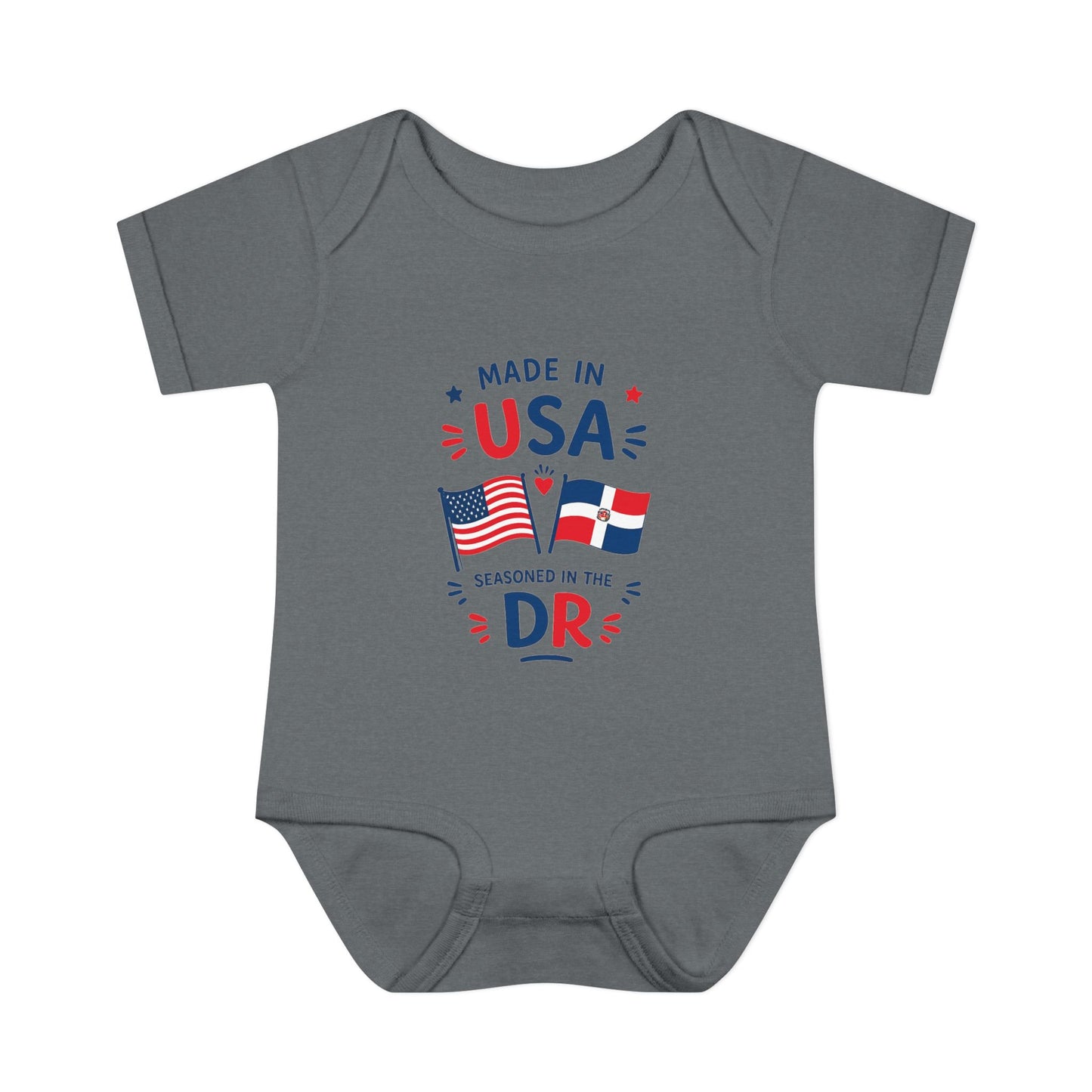Dominican Baby Onesie | Made in USA Seasoned in Dominican Republic Bodysuit | Dominican Baby Gift