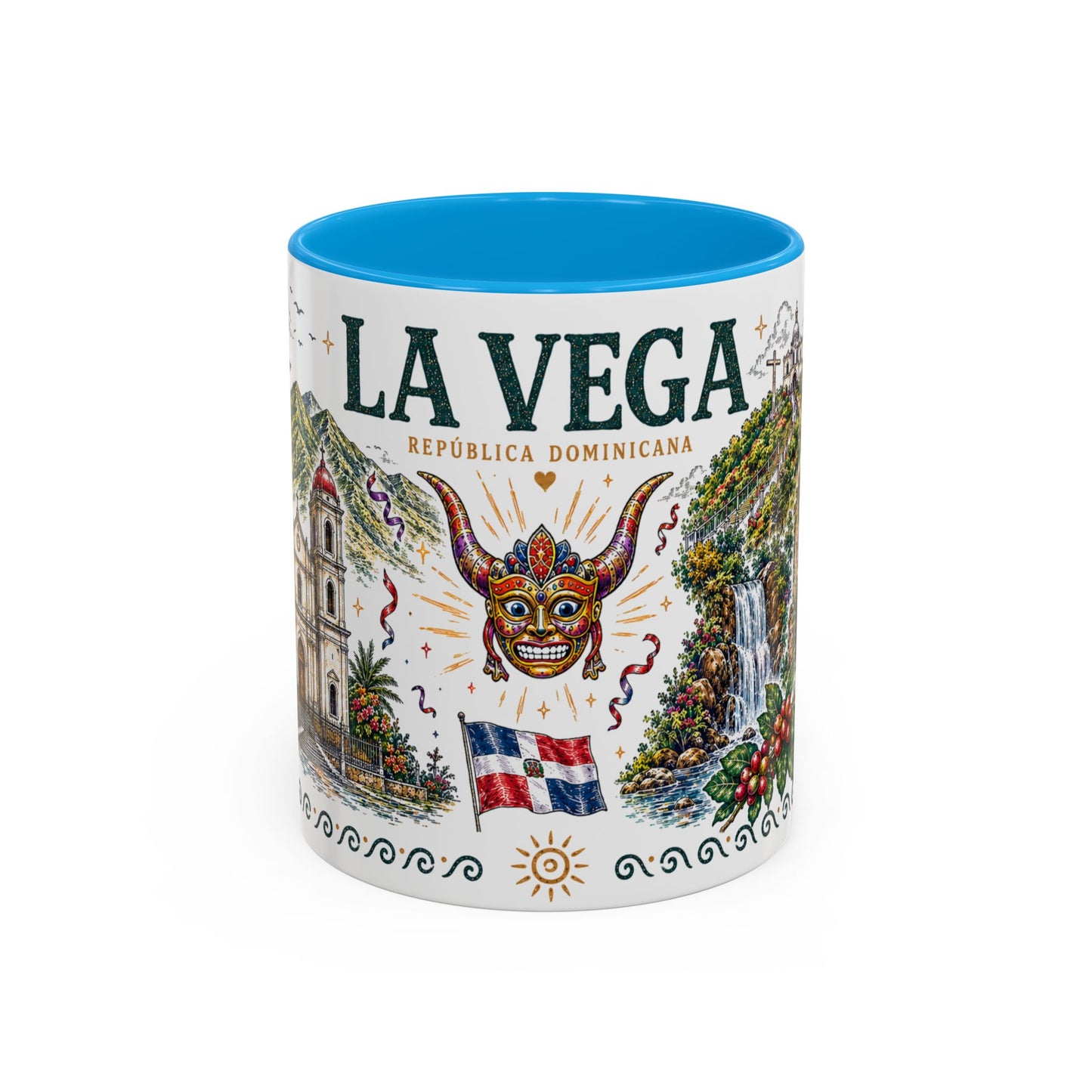 La Vega Dominican Republic Mug | Vintage Dominican Heritage Coffee Cup