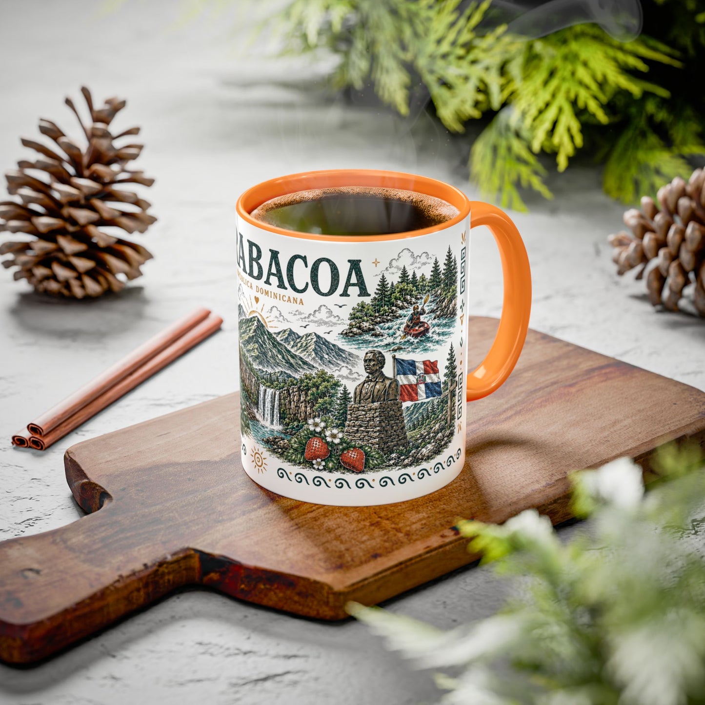 Jarabacoa Dominican Republic Mug | Vintage Dominican Heritage Coffee Cup