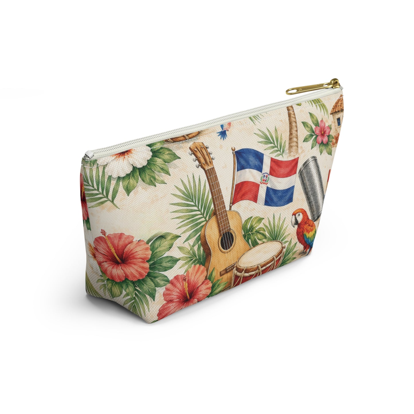 Dominican Republic Travel Pouch | Zipper Makeup Bag