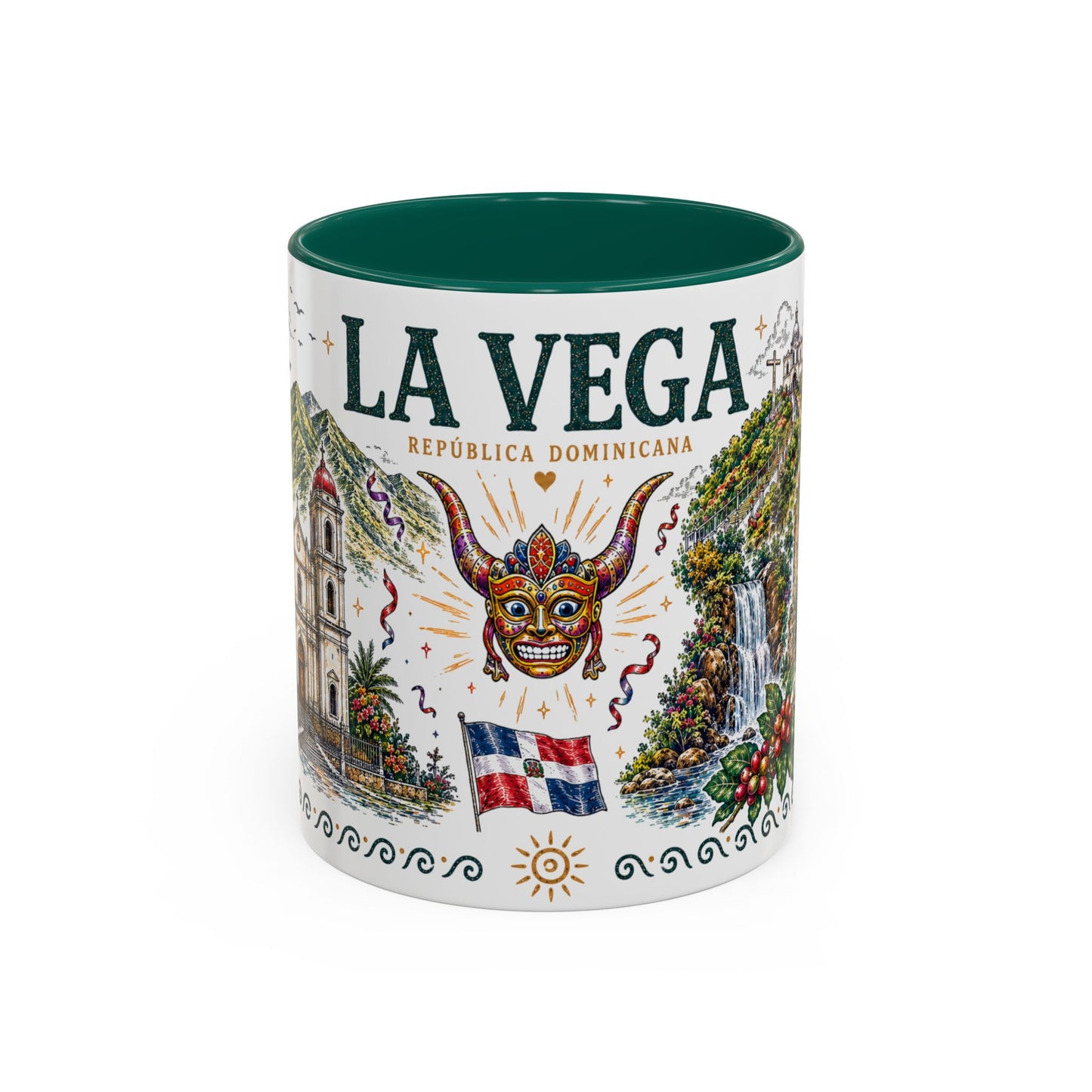 La Vega Dominican Republic Mug | Vintage Dominican Heritage Coffee Cup