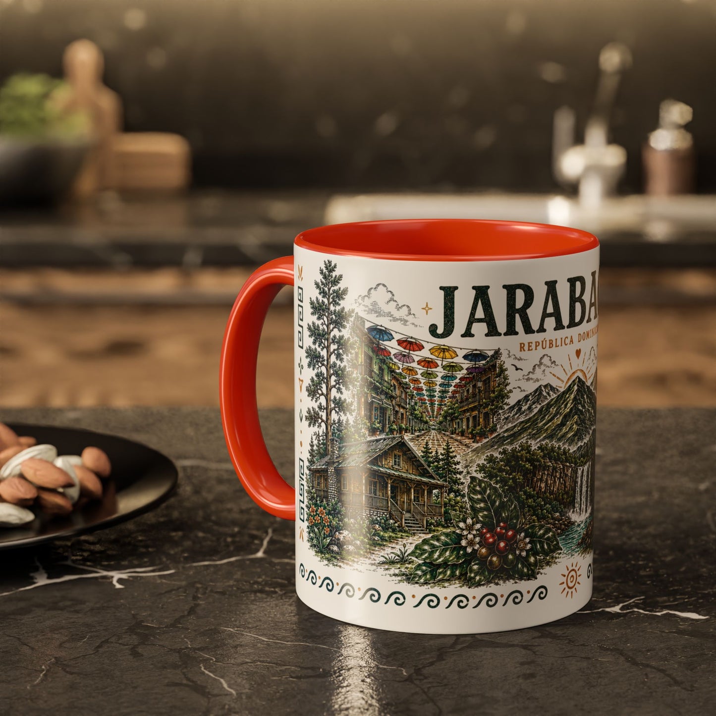 Jarabacoa Dominican Republic Mug | Vintage Dominican Heritage Coffee Cup