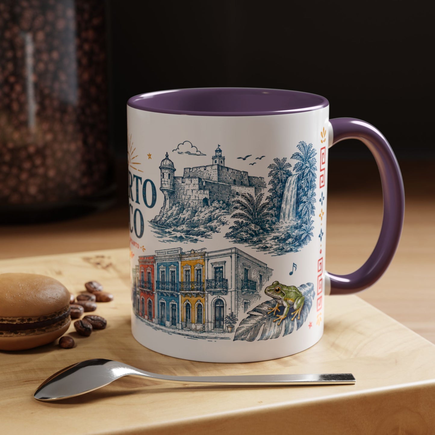 Puerto Rico Ceramic Coffee Mug | Travel Souvenir