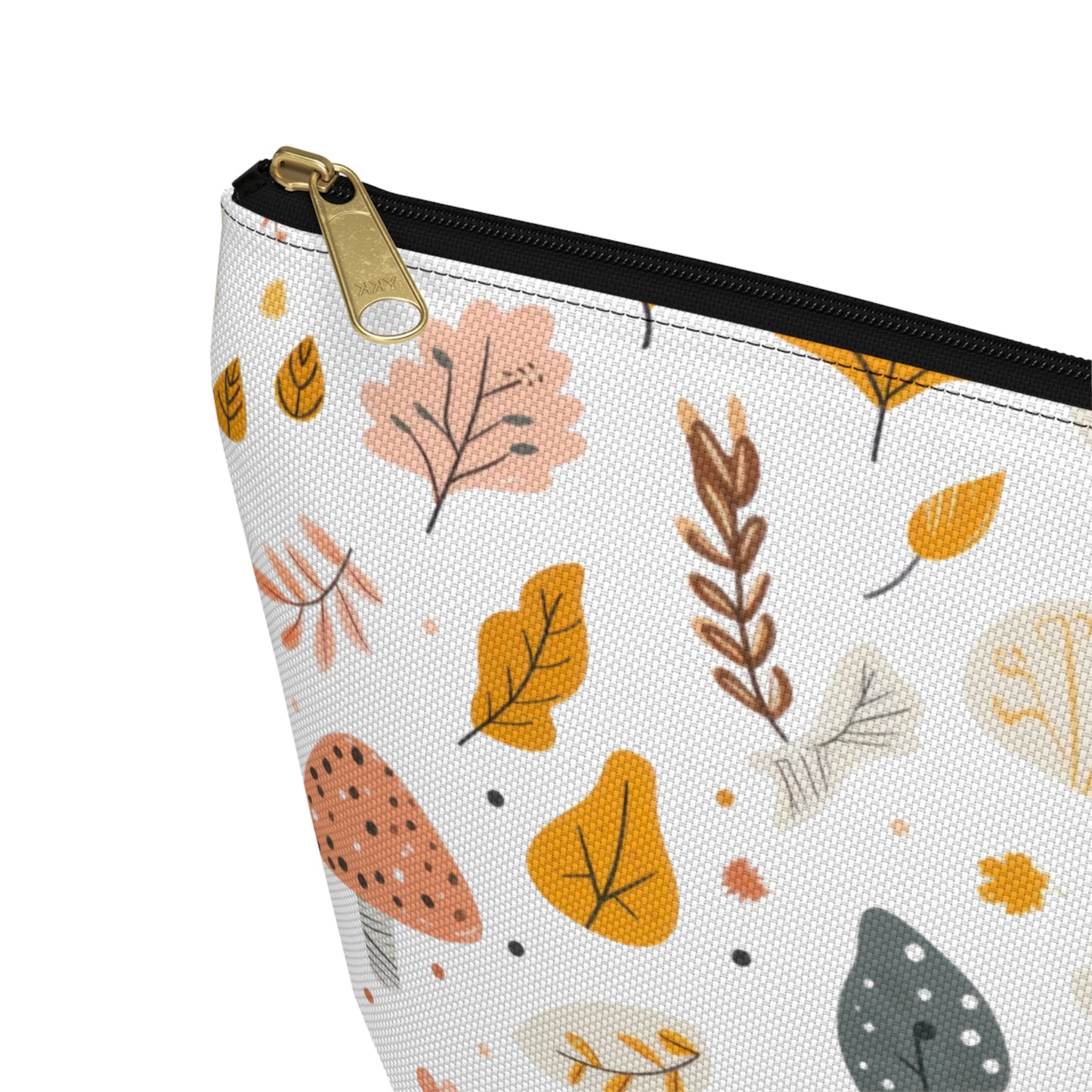 Autumn Leaves Cosmetic Pouch | Zipper Makeup Bag