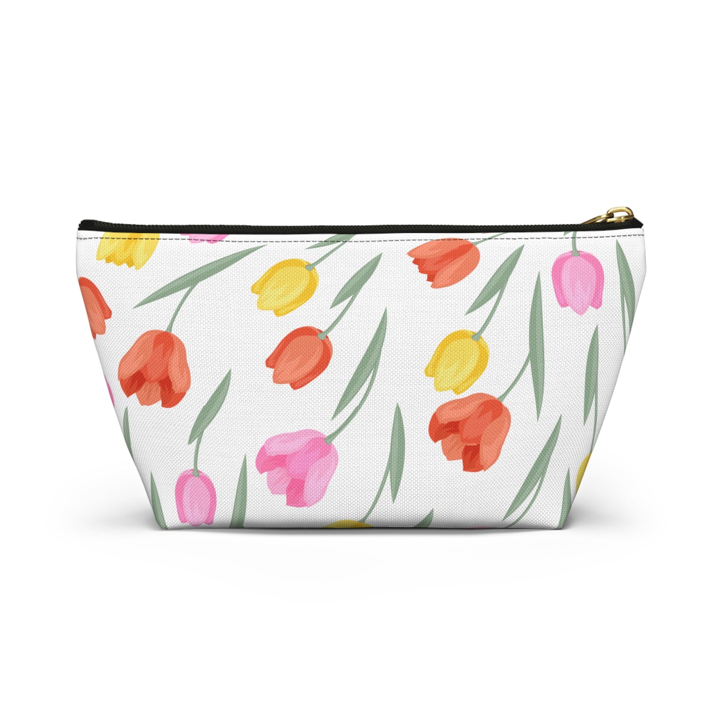 Tulip Cosmetic Pouch |  Zipper Makeup Bag