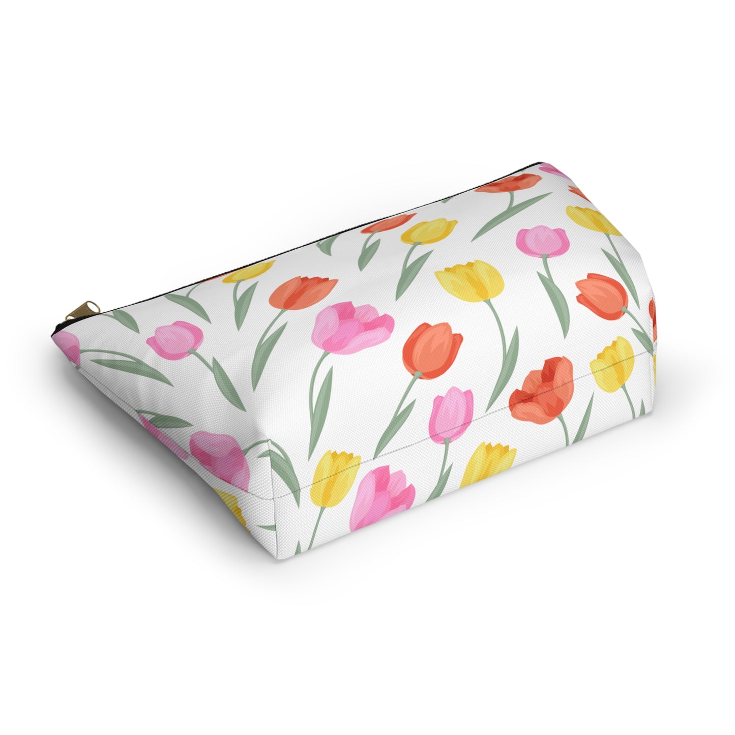 Tulip Cosmetic Pouch |  Zipper Makeup Bag